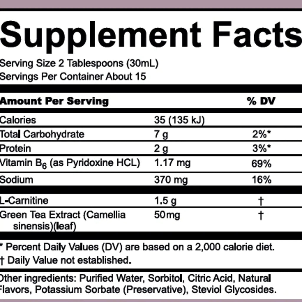 Nutriplus L-Carnitine Apple & Peach 