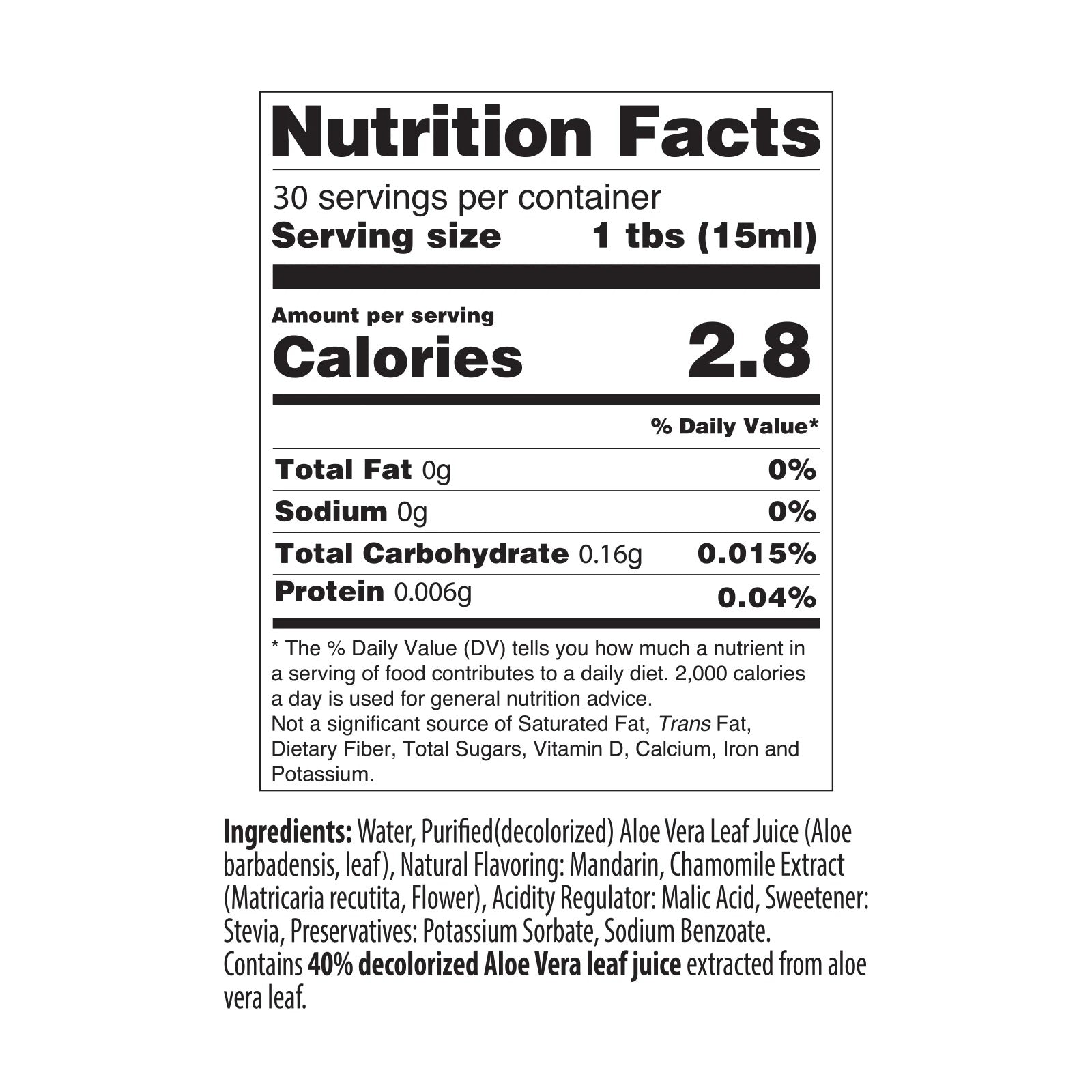 Nutriplus Aloe Glow Mandarin 