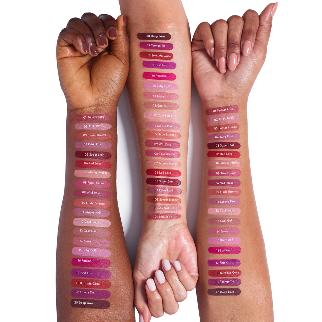 FARMASI Matte Liquid Lipstick - 04 Retro Rose