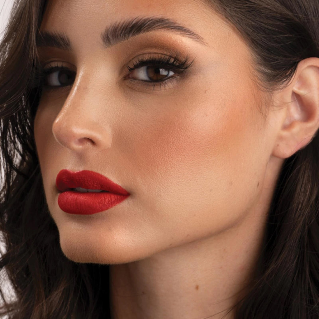 FARMASI Matte Liquid Lipstick - 04 Retro Rose