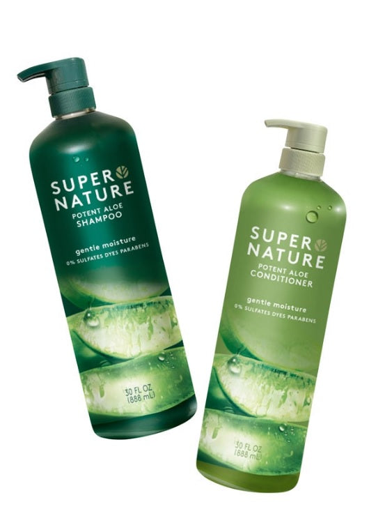 Super Nature Shampoo/Conditioner, 30 fl oz each